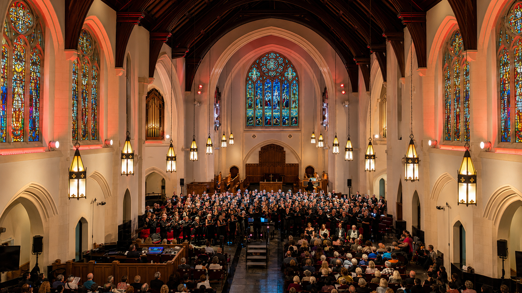 Choral concert with soloists at St. Andrew's Wesley United Church downtown. A wonderful, acoustically-rich venue for live performance.